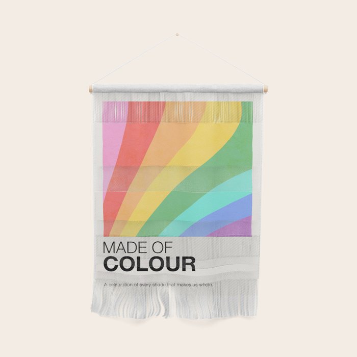 Made of colour - Pride Swatch Rainbow Wall Hanging Gallery Image 1