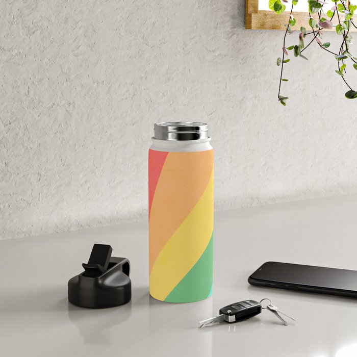 Made of colour - Pride Swatch Rainbow Water Bottle Gallery Image 4