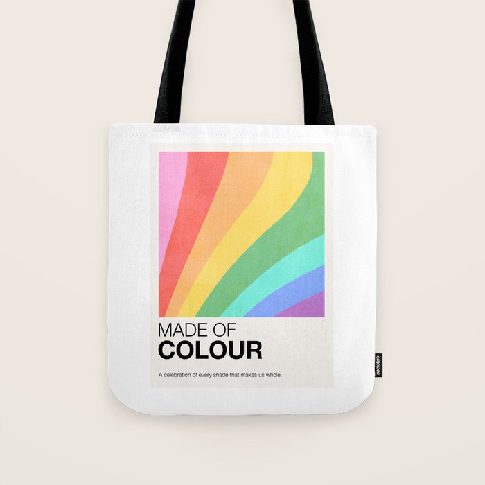 Made of colour - Pride Swatch Rainbow Tote Bag Gallery Image 1