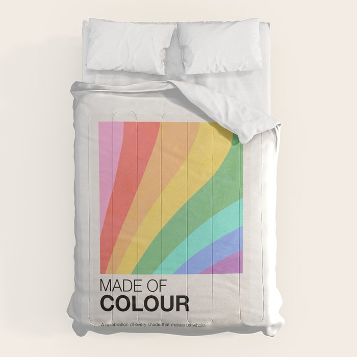 Made of colour - Pride Swatch Rainbow Comforter Gallery Image 6
