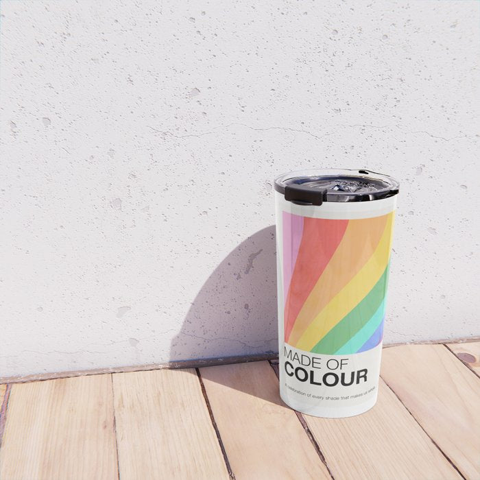 Made of colour - Pride Swatch Rainbow Travel Mug Gallery Image 4