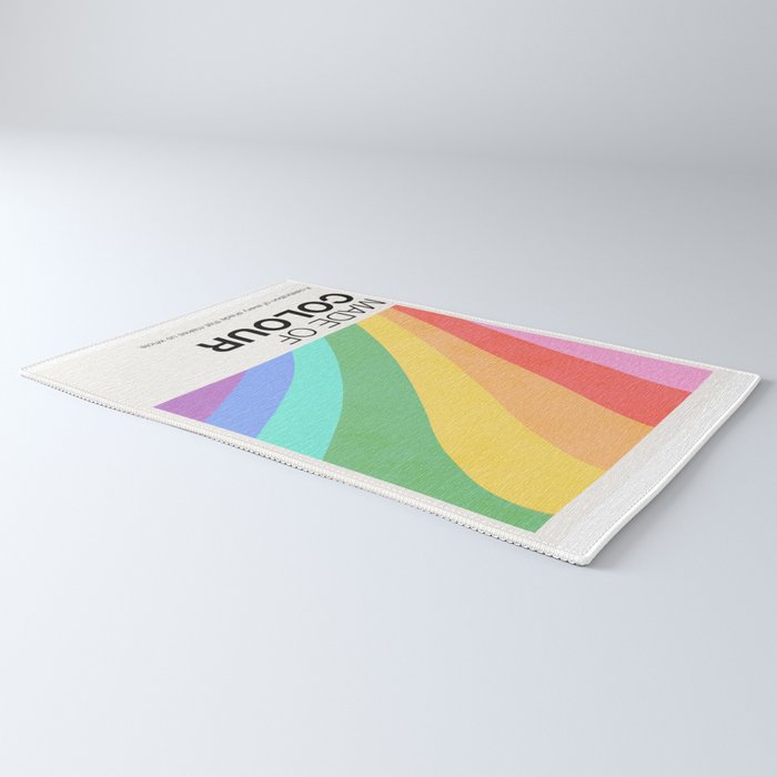 Made of colour - Pride Swatch Rainbow Rug Gallery Image 3