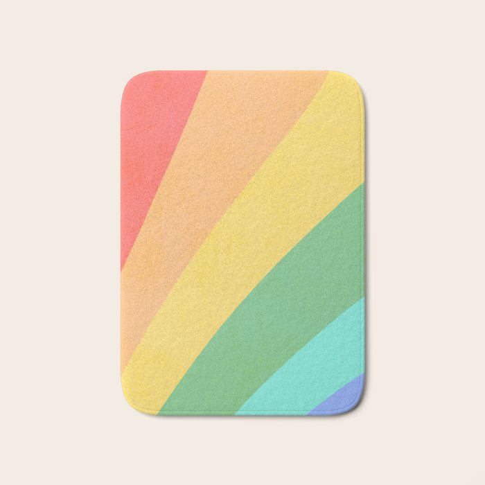 Made of colour - Pride Swatch Rainbow Bath Mat Gallery Image 1