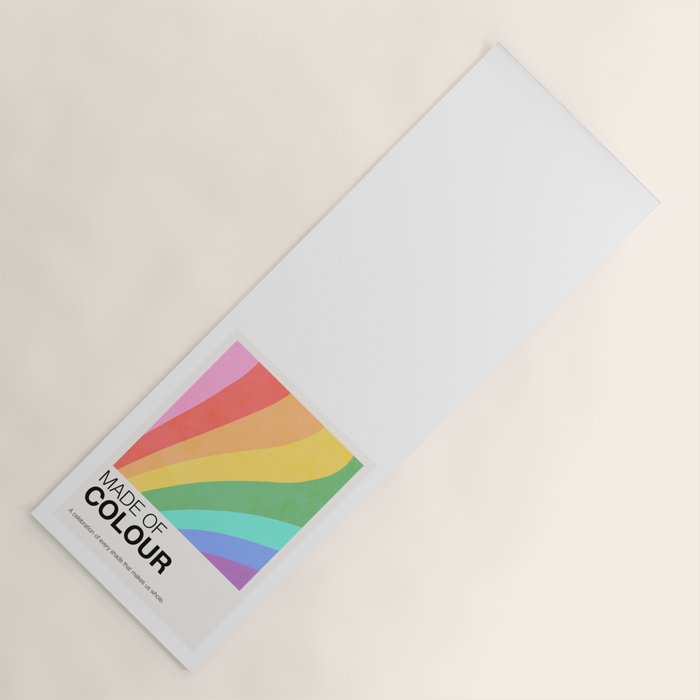 Made of colour - Pride Swatch Rainbow Yoga Mat Gallery Image 1