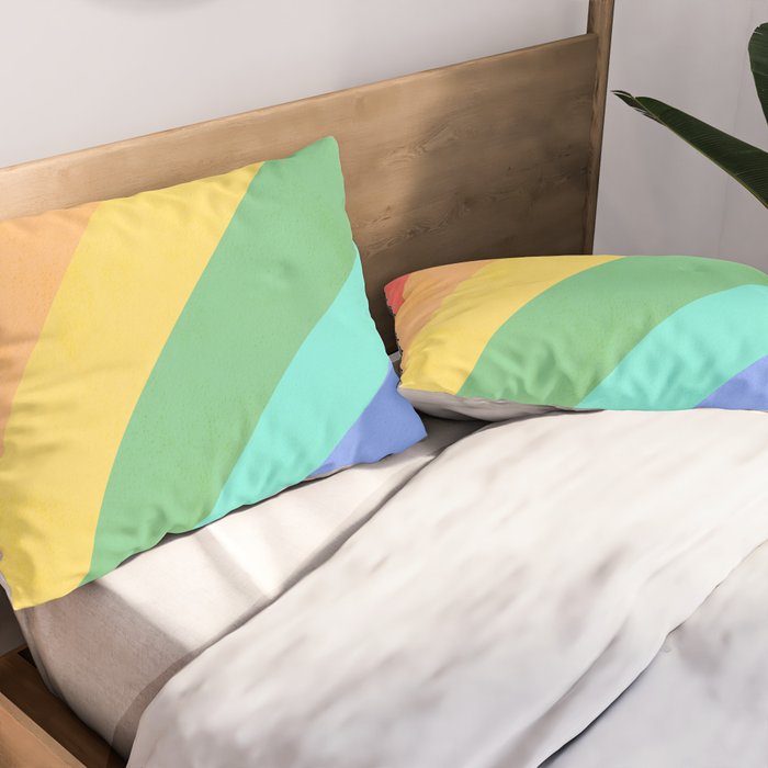 Made of colour - Pride Swatch Rainbow Pillow Sham Gallery Image 2