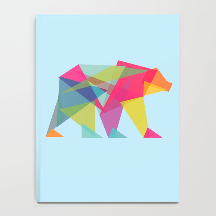 Fractal Bear - neon colorways Notebook Gallery Image 4