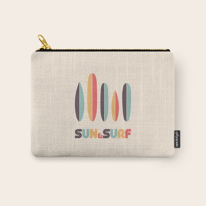 Sun & Surf Surfboards - Retro Rainbow Carry All Pouch Gallery Image 1