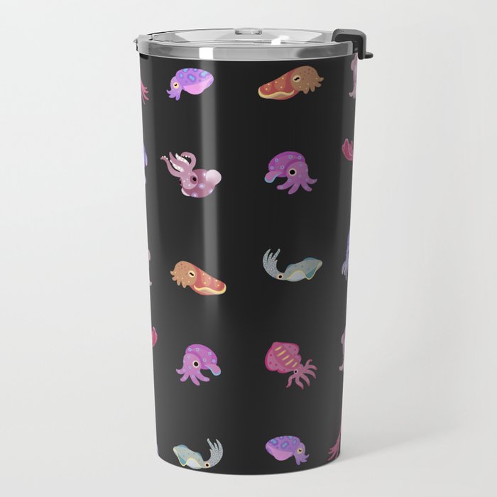 Squids - black Travel Mug Gallery Image 2
