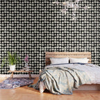 Card Suit Motifs I Black and White Wallpaper Gallery Image 3