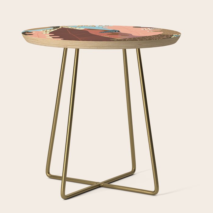 Earthy Forest Side Table Gallery Image 1