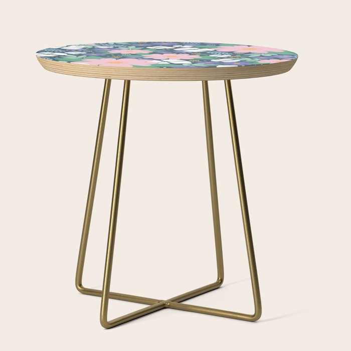 Pink and violet florals Side Table Gallery Image 1