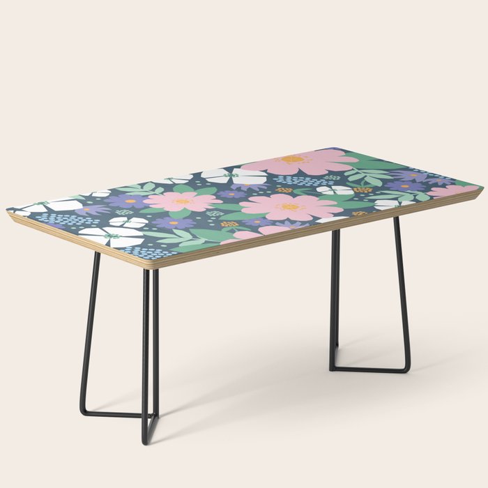 Pink and violet florals Coffee Table Gallery Image 1