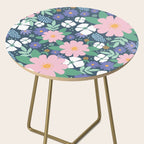 Pink and violet florals Side Table Gallery Image 2