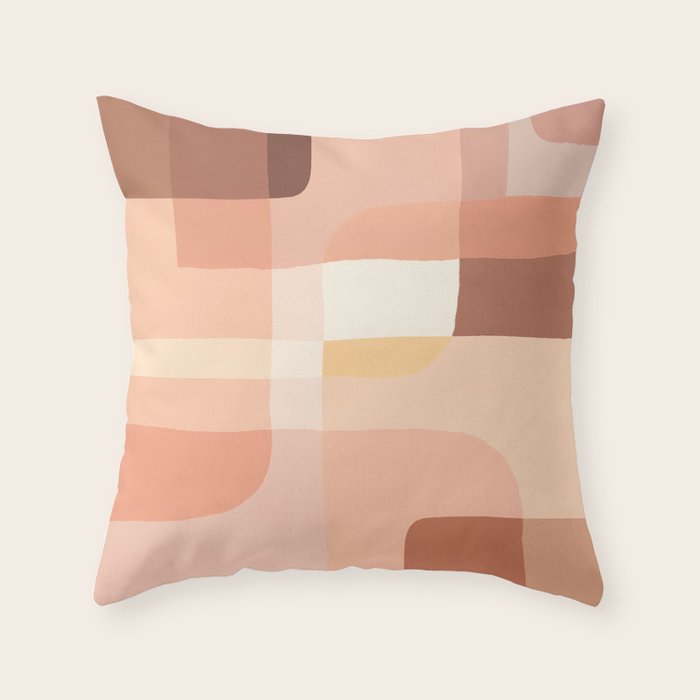 Blush Play Throw Pillow Gallery Image 6