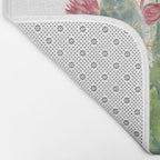 Cactus Watercolor Bath Mat Gallery Image 2