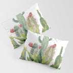 Cactus Watercolor Pillow Sham Gallery Image 3