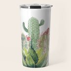 Cactus Watercolor Travel Mug Gallery Image 1