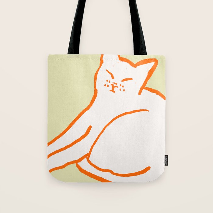 Good Morning Cat Tote Bag Gallery Image 1