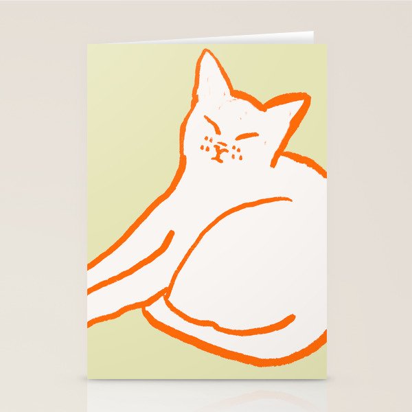 Good Morning Cat Stationery Card Gallery Image 2