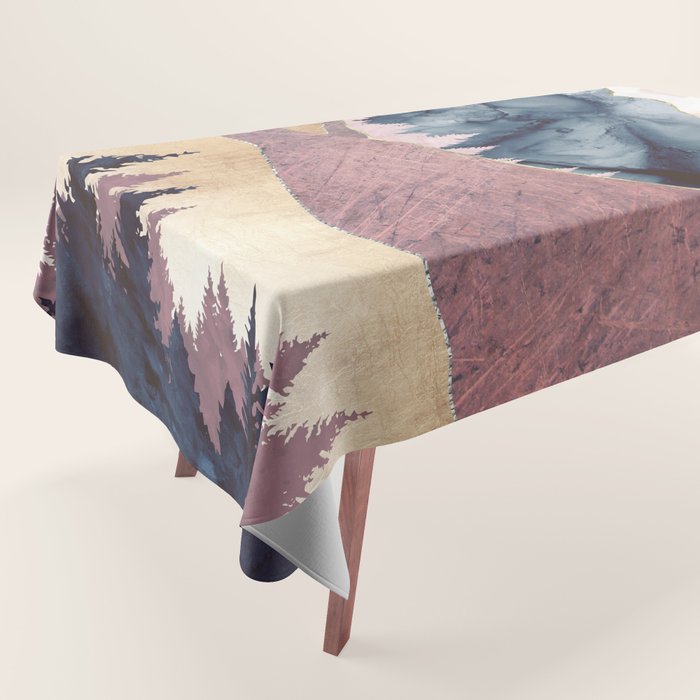 Mauve Vista Tablecloth Gallery Image 1