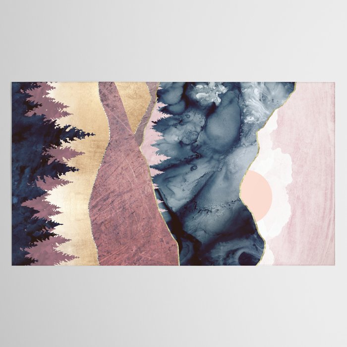 Mauve Vista Tablecloth Gallery Image 2