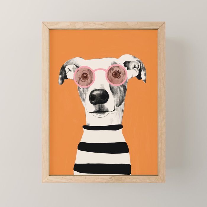 Dog Portrait Mini Art Print Gallery Image 1