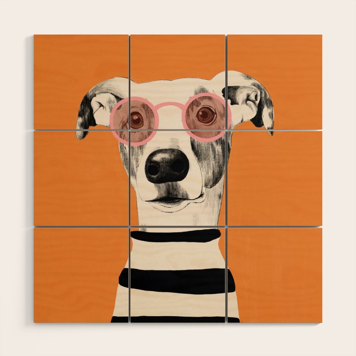 Dog Portrait Wood Wall Art Gallery Image 1