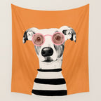 Dog Portrait Wall Tapestry Gallery Image 4