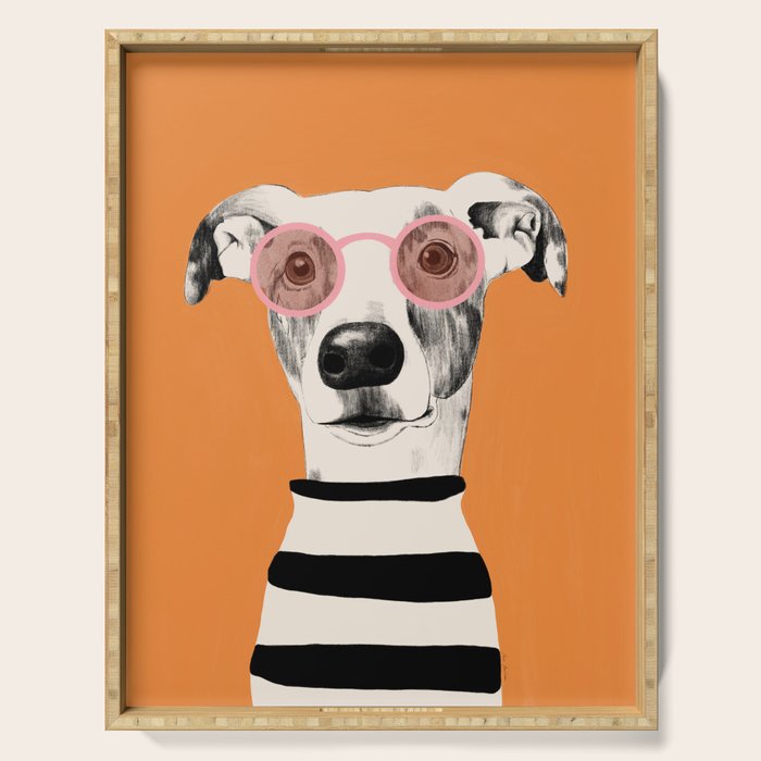 Dog Portrait Serving Tray Gallery Image 1