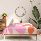 Bloom: Peach Matisse Color Series 04 Comforter Gallery Image 3