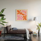 Bloom: Peach Matisse Color Series 04 Wood Wall Art Gallery Image 2