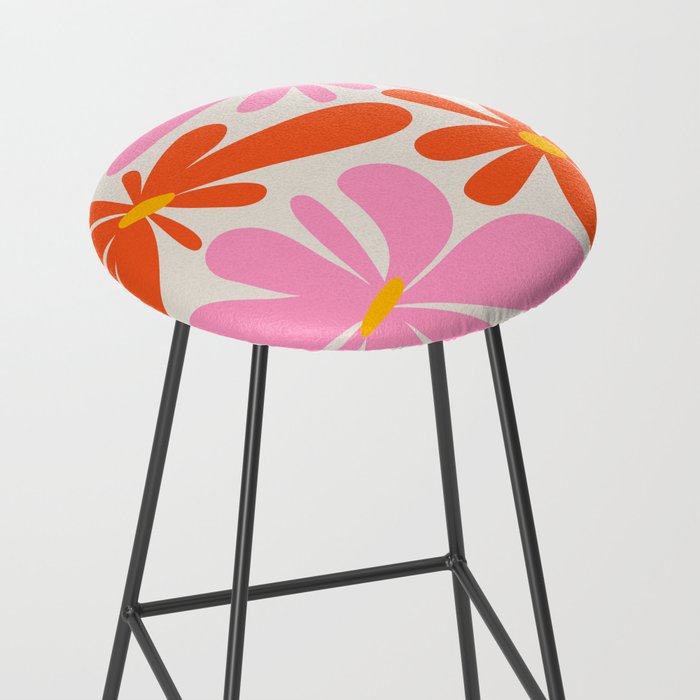 Bloom: Peach Matisse Color Series 04 Stool Gallery Image 2