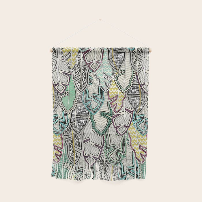 layered palm leaves Wall Hanging Gallery Image 1