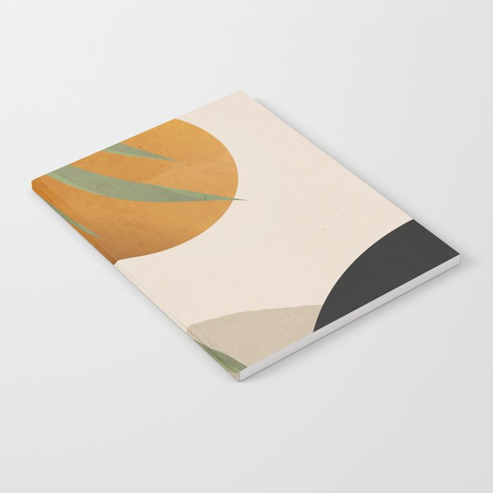 Abstract Art Tropical Leaves 47 Notebook Gallery Image 1