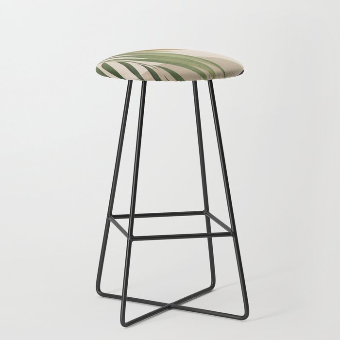 Abstract Art Tropical Leaves 47 Stool Gallery Image 1