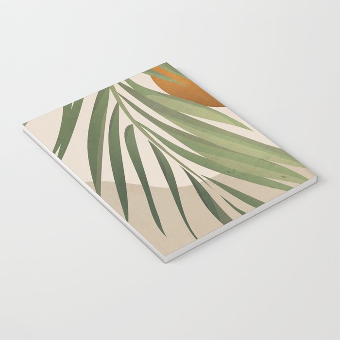 Abstract Art Tropical Leaves 47 Notebook Gallery Image 3