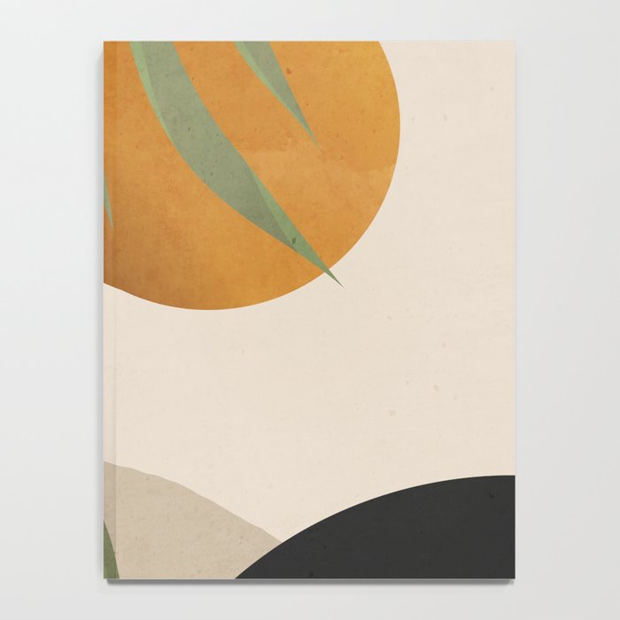 Abstract Art Tropical Leaves 47 Notebook Gallery Image 4