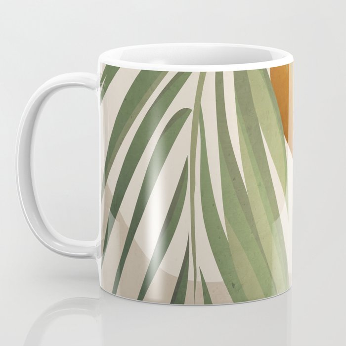 Abstract Art Tropical Leaves 47 Coffee Mug Gallery Image 3