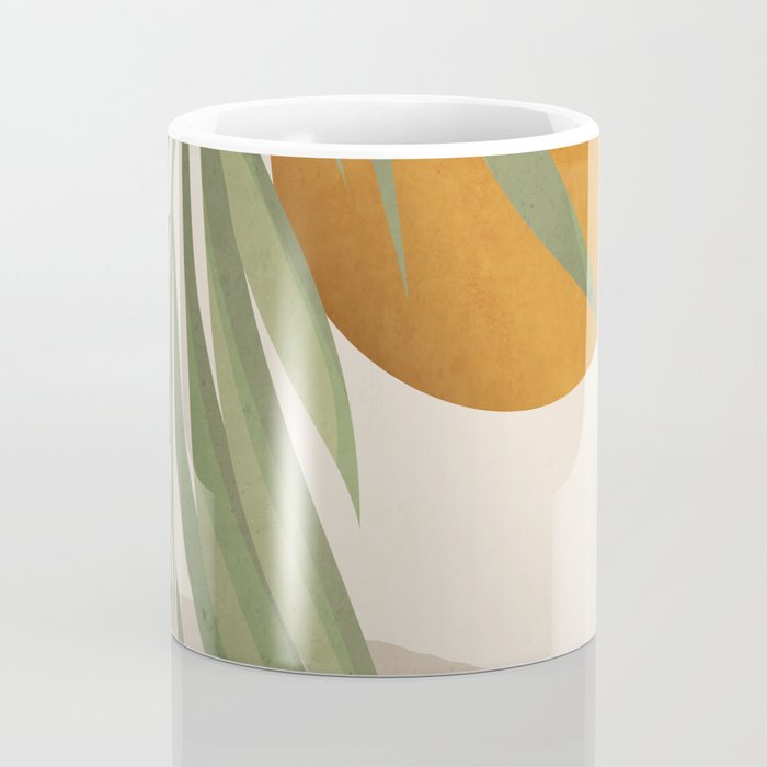 Abstract Art Tropical Leaves 47 Coffee Mug Gallery Image 4