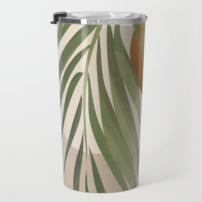Abstract Art Tropical Leaves 47 Travel Mug Gallery Image 3