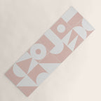 My Favorite Geometric Patterns No.11 - Pale Pink Yoga Mat Gallery Image 1
