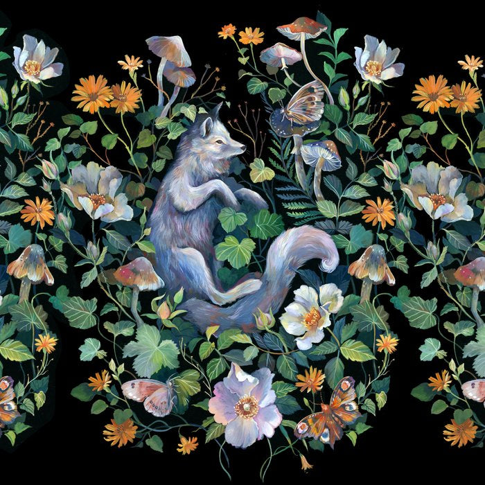 White Fox Garden Coffee Mug Gallery Image 2