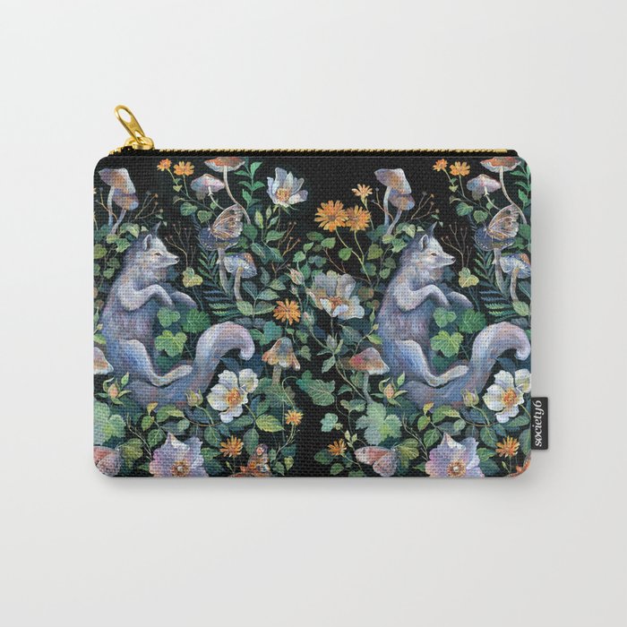 White Fox Garden Carry All Pouch Gallery Image 1
