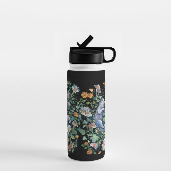White Fox Garden Water Bottle Gallery Image 1