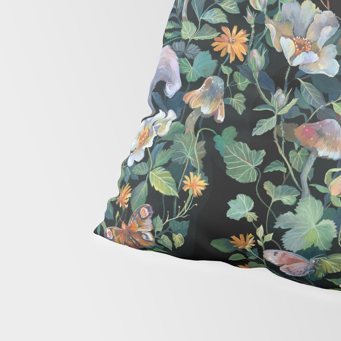 White Fox Garden Pillow Sham Gallery Image 4