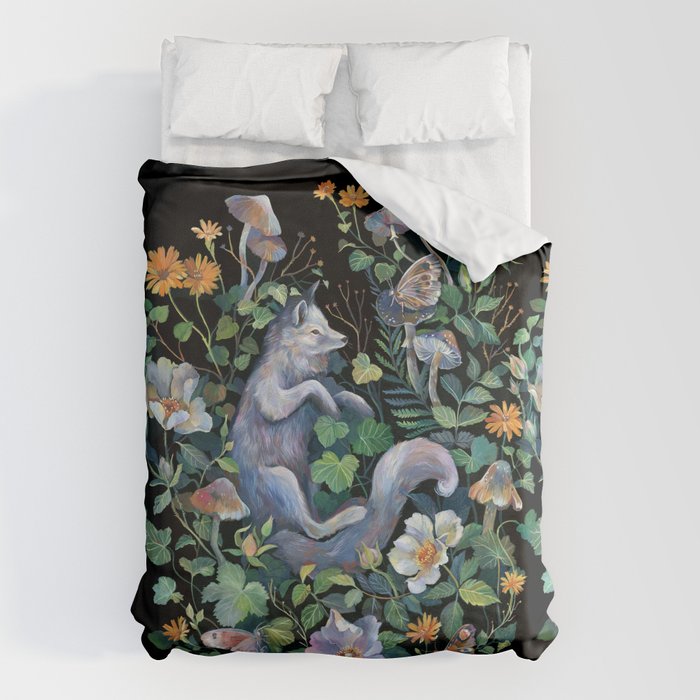 White Fox Garden Duvet Cover Gallery Image 6