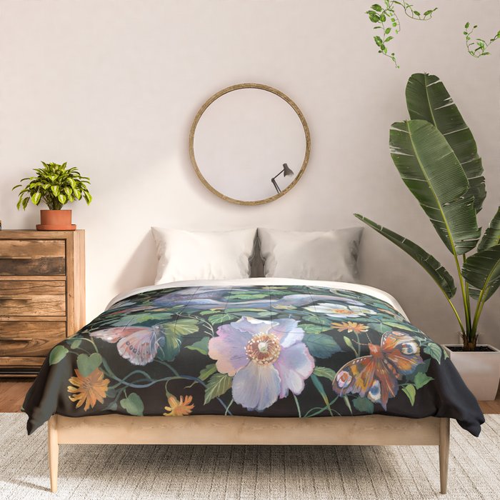 White Fox Garden Comforter Gallery Image 3