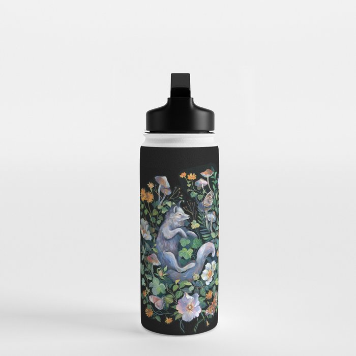 White Fox Garden Water Bottle Gallery Image 3