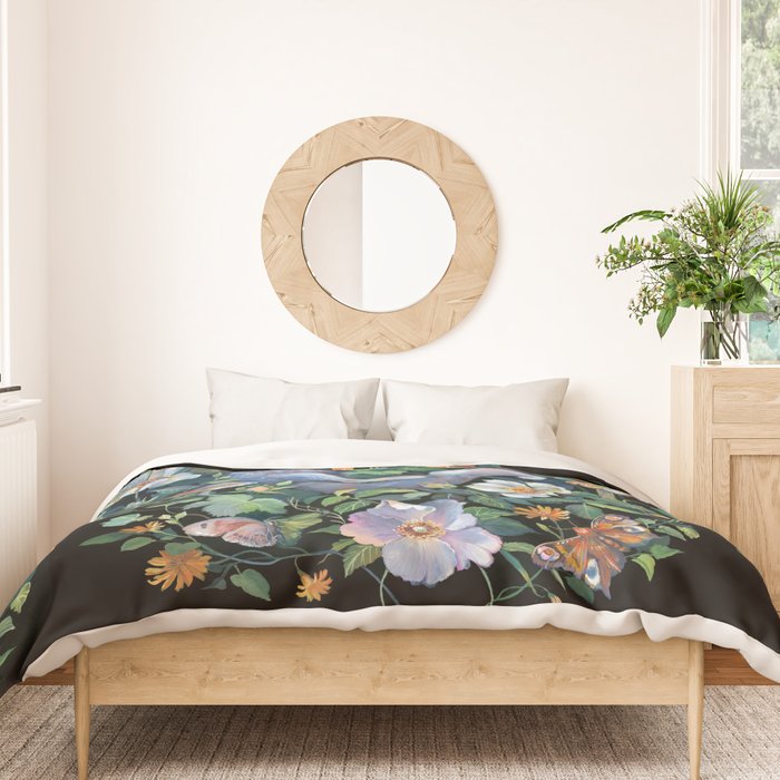 White Fox Garden Duvet Cover Gallery Image 3
