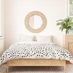 Dalmatian Spots - Black and White Polka Dots Duvet Cover Gallery Image 3